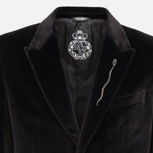 Dolce & Gabbana crystal snake brooch